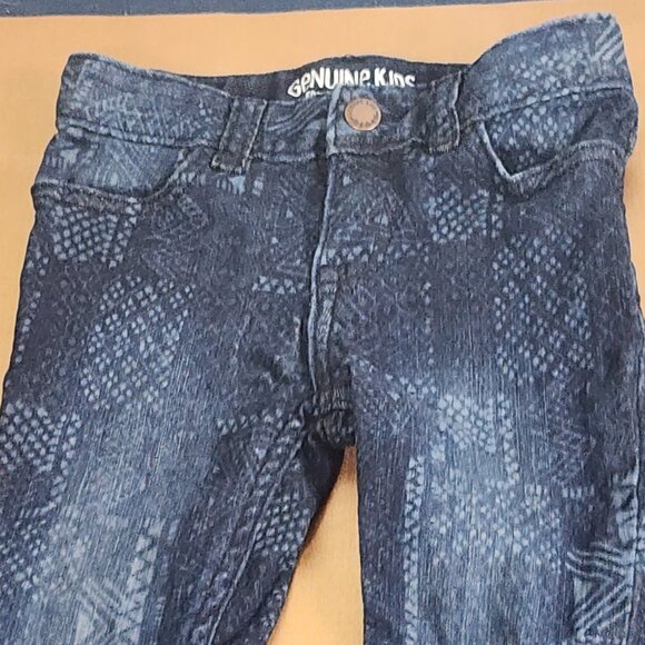 OshKosh B'gosh Kids Blue Patterned Jeans - Picture 2 of 16